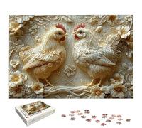 2000 Piece Jigsaw Puzzles for Adults, Chicken Jigsaw Puzzles for Adults 2000, Animal Jigsaws for Family Educational Games, Wooden Puzzle with Gift Box, Unique Gifts for Women, Home Wall Decor, -5418