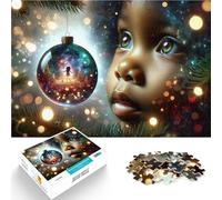 2000 Piece Jigsaw Puzzles for Adults Child Gazing at Christmas Ornament Für Familienspaß tolles Geschenk70x100cm