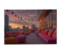 2000 Piece Jigsaw Puzzles for Adults, City Jigsaw Puzzles for Adults 2000 Piece, Christmas Puzzle Challenging Game for the Whole Families, Classic Wooden Jigsaws Suitable for Home Decor, Gifts -3193