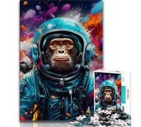 2000 Piece Jigsaw Puzzles for Adults Colorful Monkey,Learning Educational Toys Family Games Enhance Love between Couples 70x100cm