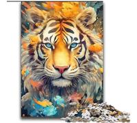 2000 Piece Jigsaw Puzzles for Adults Colourful Animal Tiger Learning Educational Toys Unique Home Decor And Gifts for 14+ 70x100cm