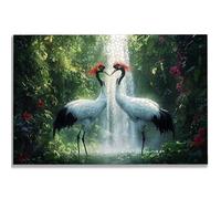 2000 Piece Jigsaw Puzzles for Adults, Crane Jigsaw Puzzles for Adults, Wooden Puzzle with Gift Box, Landscape Jigsaws for Family Educational Games, Unique Gifts for Women/Men, Home Wall Decor, -3209