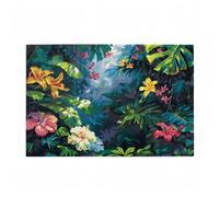 2000 Piece Jigsaw Puzzles for Adults, Creative Impossible Puzzles Games for Adults Beginners, Large Wooden Jigsaw with Storage Box, Gifts for Women Men, Home Decor, Theme: Flower & Leaf 99x70cm D-161