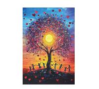 2000 Piece Jigsaw Puzzles for Adults, Creative Impossible Puzzles Games for Adults Beginners, Large Wooden Jigsaw with Poster and Storage Box, Home Decor, Theme: Tree Of Life & Like 99x70cm D-1178