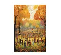2000 Piece Jigsaw Puzzles for Adults, Creative Impossible Puzzles Games for Adults Beginners, Large Wooden Jigsaw with Poster and Storage Box, Home Decor, Theme: Autumn & Landscape 99x70cm D-1601