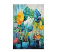 2000 Piece Jigsaw Puzzles for Adults, Creative Impossible Puzzles Games for Adults Beginners, Large Wooden Jigsaw with Storage Box, Gifts for Women Men, Home Decor, Theme: Leaf & Plant 99x70cm D-1658