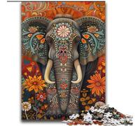 2000 Piece Jigsaw Puzzles for Adults Dead Elephant Challenging Family Activity Games DIY Toy for Home Wall Decor Gifts 70x100cm