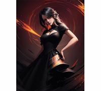 2000 Piece Jigsaw Puzzles for Adults,Devil Dark Horse Fantasy Paper Puzzle,Fun Toys for The Whole Family70x100cm