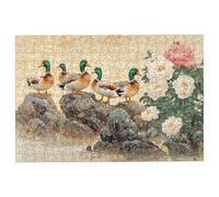 2000 Piece Jigsaw Puzzles for Adults, Duck Jigsaw Puzzles for Adults 2000 Piece, Flower Puzzle Challenging Game for the Whole Families, Classic Wooden Jigsaws Suitable for Home Decoration, Gifts -3841