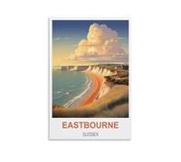 2000 Piece Jigsaw Puzzles for Adults，Eastbourne Sussex Posters 2000 Piece Puzzle Educational Games Home Decoration Puzzle 100x70cm