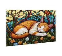 2000 Piece Jigsaw Puzzles for Adults Educational Game Jigsaw Puzzle, Jigsaw Puzzles for Adults 2000 Animal Ginger Cat, Challenging/Brainteasing Adult Jigsaws, Suitable Relaxation, Creativity fr0-911