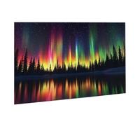 2000 Piece Jigsaw Puzzles for Adults Educational Game Jigsaw Puzzle, Jigsaw Puzzles for Adults 2000 Lake Aurora, Challenging/Brainteasing Adult Jigsaws, Suitable for Relaxation, Creativity fr0-1080