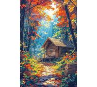 2000 Piece Jigsaw Puzzles for Adults, Educational Games, Difficult, Logic Puzzles, Jungle Cabin Puzzles for Adults, Puzzle 2000 Pieces