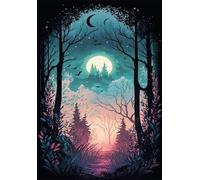 2000 Piece Jigsaw Puzzles for Adults, Educational Games, Difficult, Logic Puzzles, Moon Jungle Puzzles for Adults, Puzzle 2000 Pieces