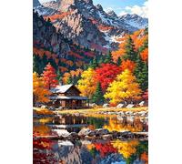 2000 Piece Jigsaw Puzzles for Adults, Educational Games, Difficult, Logic Puzzles, Mountain Jungle Cabin Puzzles for Adults, Puzzle 2000 Pieces
