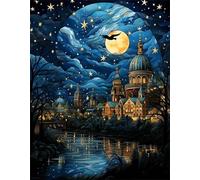 2000 Piece Jigsaw Puzzles for Adults, Educational Games, Difficult, Logic Puzzles, Starry Sky Castle Puzzles for Adults, Puzzle 2000 Pieces