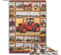 2000 Piece Jigsaw Puzzles for Adults Farm Implement Tractor Game Toys Every Piece Is Unique - Challenging Family Fun Game 70x100cm