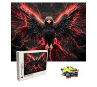2000 Piece Jigsaw Puzzles for Adults Flame - Wooden Puzzles for Adults - Eagle Puzzle 39.2 X 27.8 Inch - Jigsaw Games for Adult - Extra Fun Challenges - Creativity Gifts for Men and Women 8p-308