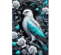 2000 Piece Jigsaw Puzzles for Adults Flower Eagle Puzzle Fun Challenges Perfect for Relaxation Letter Printed on Back Interlock Perfectly No Dust for Men Women Elders Seniors 39.4 x 27.6 inch