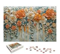 2000 Piece Jigsaw Puzzles for Adults, Flower Jigsaw Puzzles for Adults 2000, Flowers Jigsaws for Family Educational Games, Wooden Puzzle with Gift Box, Unique Gifts for Women, Home Wall Decor, -6898