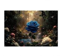 2000 Piece Jigsaw Puzzles for Adults, Flower Puzzles for Adults, Gift for Women, Men, Christmas, Family Wooden Puzzle Educational Games, Challenging Adult Jigsaws, Box Packaging, Rose Pattern, R-67