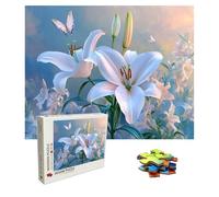 2000 Piece Jigsaw Puzzles for Adults Flower - Wooden Puzzles for Adults - Butterfly Puzzle 39.2 X 27.8 Inch - Jigsaw Games for Adult - Extra Fun Challenges - Creativity Gifts for Men and Women 8p-245