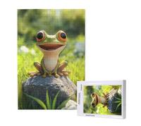 2000 Piece Jigsaw Puzzles for Adults,Frog Jigsaw Puzzles for Adults, Wooden Puzzle with Gift Box,Animal Jigsaws for Family Educational Games, Unique Gifts for Women/Men, Home Wall Decor,ML-399