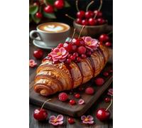 2000 Piece Jigsaw Puzzles for Adults, Fruit Bread Classic Puzzle, 39.4x27.6 inch, Premium Interlocking No Dust, Family Indoor Activity