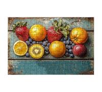 2000 Piece Jigsaw Puzzles for Adults, Fruit Jigsaw Puzzles for Adults 2000, Retro Jigsaws Educational Game, Challenging Puzzle Games for The Whole, Wooden Puzzle for Home Decor, Gifts for Women -1239
