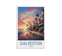 2000 Piece Jigsaw Puzzles for Adults，Galveston Texas，Of paper Puzzles Suitable For Adults Children Families Stress Relief Puzzle Games 100x70cm