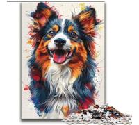 2000 Piece Jigsaw Puzzles for Adults Gifts Beautiful German Shepherd Decompressing Intellectual Educational Toy Suitable for Couples for And Age 14 70x100cm