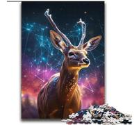 2000 Piece Jigsaw Puzzles for Adults Gifts Galaxy Deer,for Educational Game Challenge Toy Artists Collection,Fine Art 70X100cm