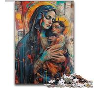 2000 Piece Jigsaw Puzzles for Adults Gifts Jesus Graffiti Decompressing Intellectual Educational Toy Suitable for Couples for And Age 14 70x100cm