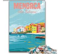 2000 Piece Jigsaw Puzzles for Adults Gifts Menorca Island Spain, Suitable for People Aged 14 And Above Challenging To Complete But Fun And Humorous Great Gift 70x100cm