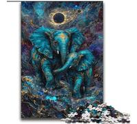 2000 Piece Jigsaw Puzzles for Adults Gifts Mysterious Elephant Artistic Wall Decor & Birthday Gift Idea for Friends, Home Office 70x100cm