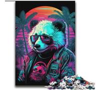 2000 Piece Jigsaw Puzzles for Adults Gifts Neon Panda for And from 14 Years And over Play Toys Because It Is Ideal As A Gift for The Whole Family 70x100cm
