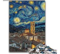 2000 Piece Jigsaw Puzzles for Adults Gifts Night Sky City Cityscape,Help The Brain Exercise Addictive Toys to Cultivate Patience Enhance Memory 70x100cm