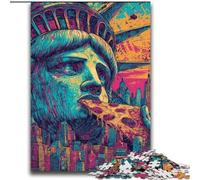 2000 Piece Jigsaw Puzzles for Adults Gifts Pop Art Statue of Liberty Decompressing Intellectual Educational Toy Suitable for Couples for And Age 14 70x100cm