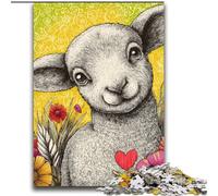 2000 Piece Jigsaw Puzzles for Adults Gifts Sheep on The Grassland for Educational Game Challenge Toy Artists Collection, Fine Art 70x100cm