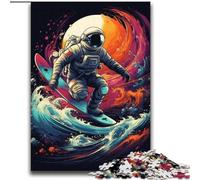 2000 Piece Jigsaw Puzzles for Adults Gifts Surfing Astronauts for Age 14 Years And over Decompressing Intellectual Educational Toy Great Gift 70x100cm