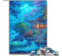2000 Piece Jigsaw Puzzles for Adults Gifts Traditional Korean Palace Towers,for Educational Game Challenge Toy Artists Collection,Fine Art 70X100cm