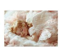 2000 Piece Jigsaw Puzzles for Adults, Girl Puzzles for Adults, Gift for Women, Men, Christmas, Family Wooden Puzzle Educational Games, Challenging Adult Jigsaws, Box Packaging, Angel Pattern, H-65