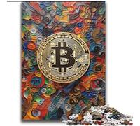2000 Piece Jigsaw Puzzles for Adults Graffiti Bitcoin Difficult Hard Gifts for Friends And Family Suitable for And 14 70x100cm