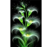 2000 Piece Jigsaw Puzzles for Adults Green Flowers Puzzle Fun Challenges Perfect for Relaxation Letter Printed on Back Interlock Perfectly No Dust for Men Women Elders Seniors 39.4 x 27.6 inch