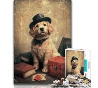 2000 Piece Jigsaw Puzzles for Adults Happy Puppy,Learning Educational Toys Family Games Enhance Love between Couples 70x100cm