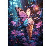 2000 Piece Jigsaw Puzzles for Adults, Impossible Hard Difficult Challenging jigsaw puzzle 2000 pieces adult Puzzles Classic Educational Games 100x70cm,Colorful Butterfly Flower