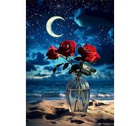 2000 Piece Jigsaw Puzzles for Adults, Impossible Hard Difficult Challenging jigsaw puzzle 2000 pieces adult Puzzles Classic Educational Games 100x70cm,Starry Night Beach