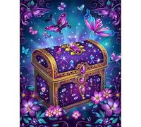2000 Piece Jigsaw Puzzles for Adults, Impossible Hard Difficult Challenging jigsaw puzzle 2000 pieces adult Puzzles Classic Educational Games 100x70cm,Treasure Chest Butterfly
