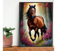 2000 Piece Jigsaw Puzzles for Adults, Impossible Hard Difficult Challenging jigsaw puzzle 2000 pieces adult Puzzles Classic Educational Games 100x70cm,Jungle Brown Horse