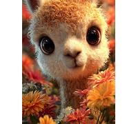 2000 piece Jigsaw Puzzles for Adults Impossible Hard Difficult Challenging Puzzle, jigsaws 2000 pieces for adults Fun Activity & Present for The Whole Family, Theme:Flower Alpaca